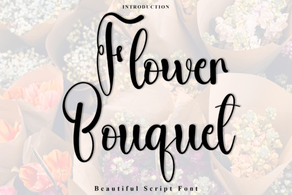 Flower Bouquet Font - Featured Image