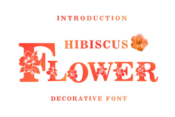Flower Hibiscus Font - Featured Image