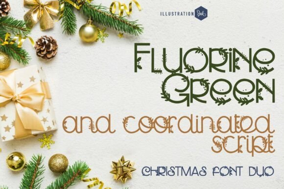 Fluorine Green Duo Font - Featured Image