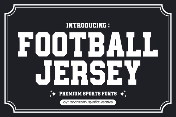 Football Jersey Font - Featured Image