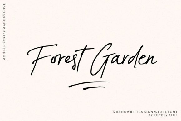 Forest Garden Font Download for Desktop