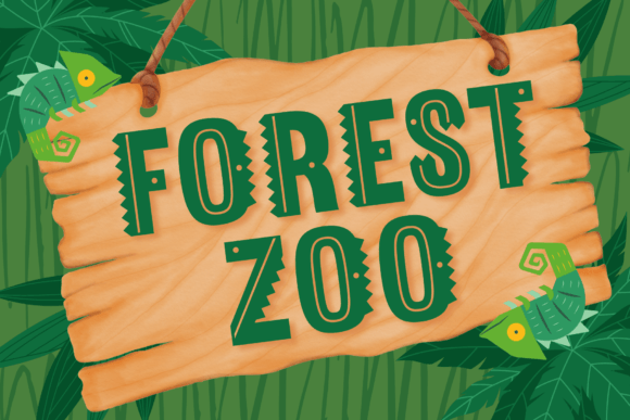 Forest Zoo Font - Featured Image