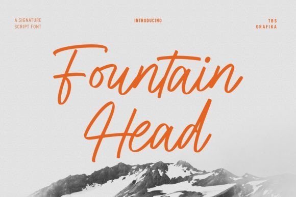 Fountain Head Font - Featured Image