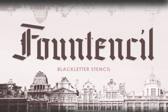 Fountencil Font Download for Desktop