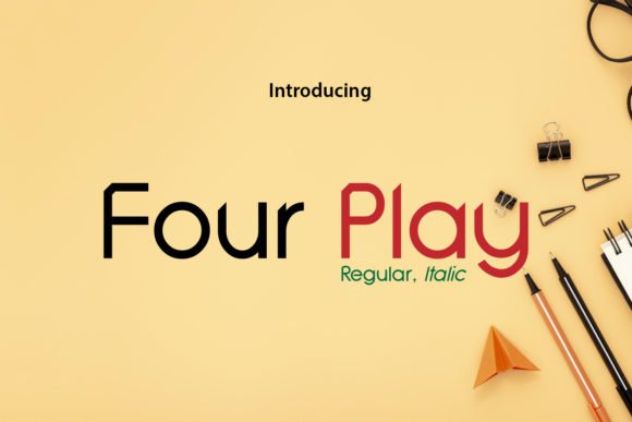 Four Play Font Download for Desktop