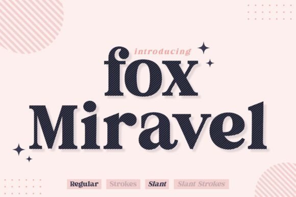 Fox Miravel Font - Featured Image