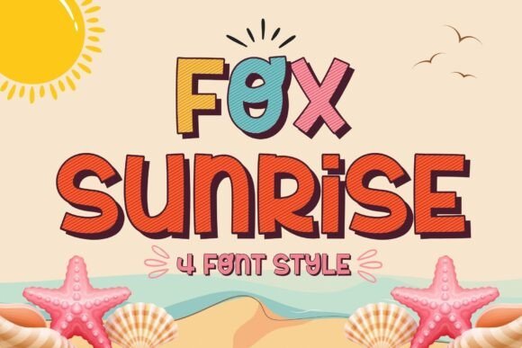 Fox Sunrise Font - Featured Image