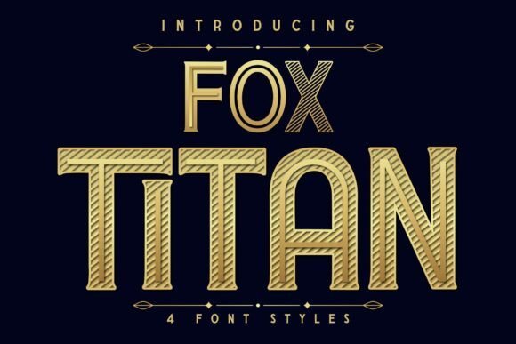 Fox Titan Font - Featured Image
