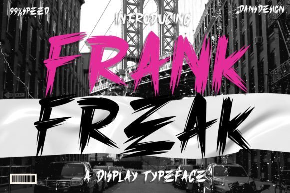 Frank Freak Font - Featured Image