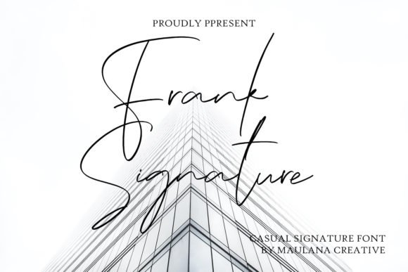 Frank Signature Font - Featured Image