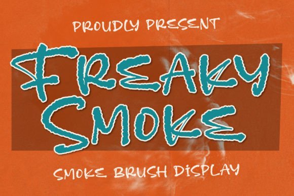 Freaky Smoke Font - Featured Image