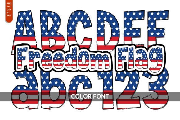 Freedom Flag Font Download for Desktop