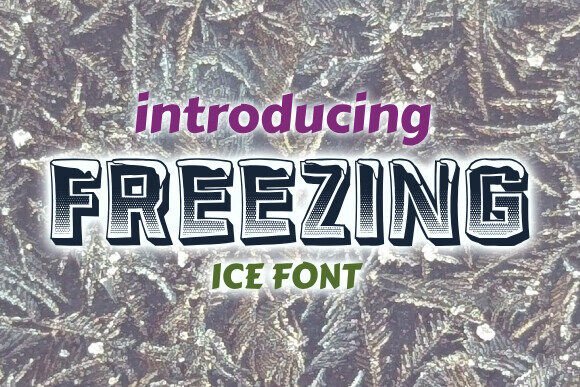 Freezing Font - Featured Image