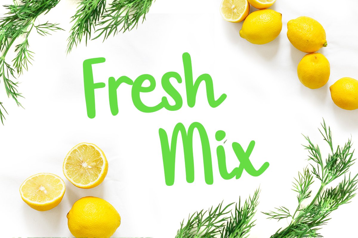 Fresh Mix Font - Featured Image