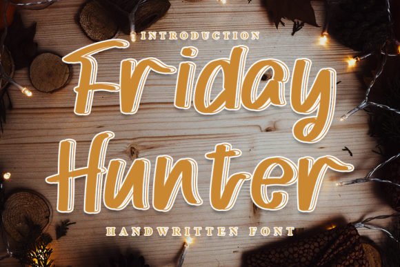 Friday Hunter Font - Featured Image