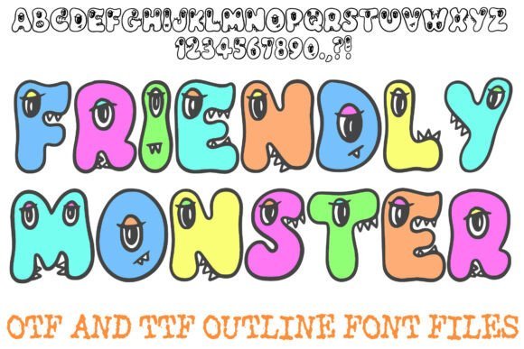 Friendly Monster Font Download for Desktop