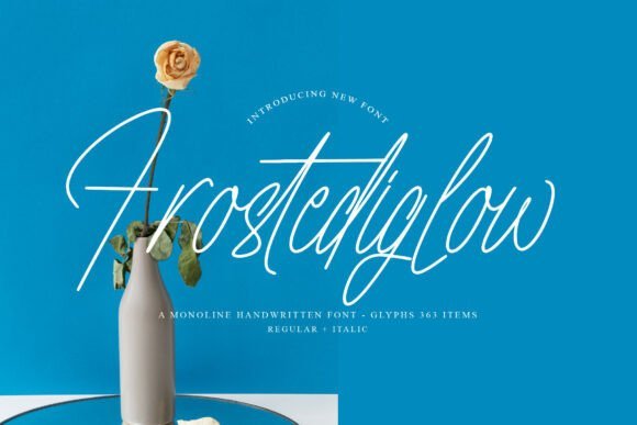 Frosted Glow Font - Featured Image