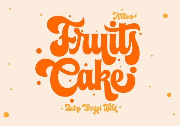 Fruits Cake Font - Featured Image