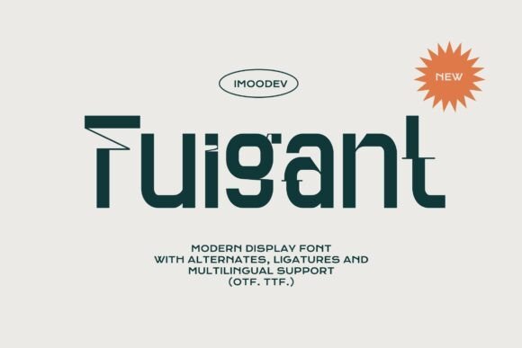 Fuigant Font - Featured Image