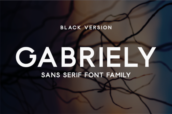 Gabriely Black Font Download for Desktop