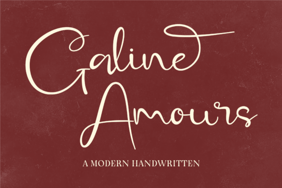 Galine Amours Font Download for Desktop