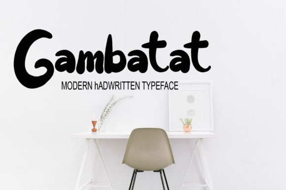 Gambatat Font - Featured Image