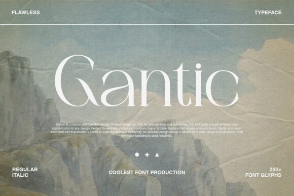 Gantic Font Download for Desktop
