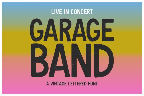 Garage Band Font - Featured Image