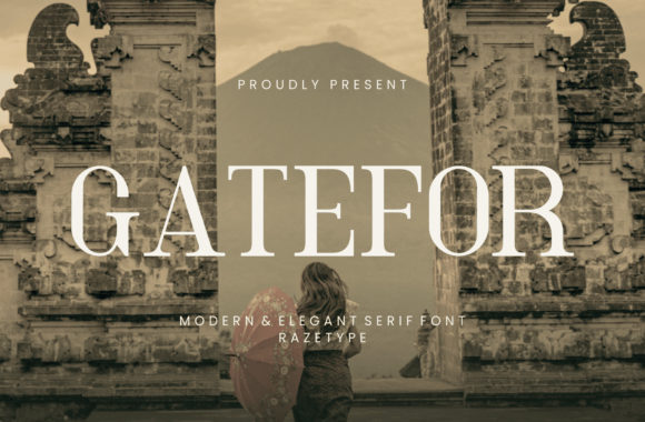 Gatefor Font - Featured Image