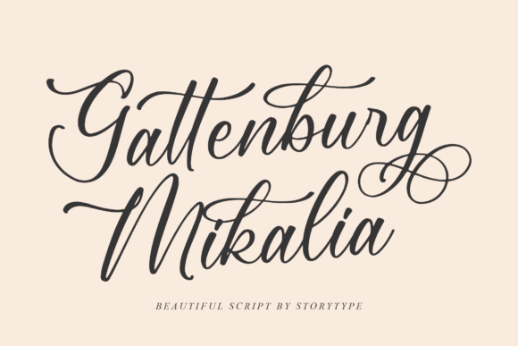 Gattenburg Mikalia Font - Featured Image