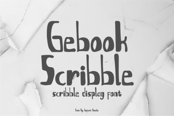 Gebook Scribble Font - Featured Image