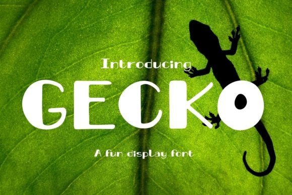 Gecko Font - Featured Image