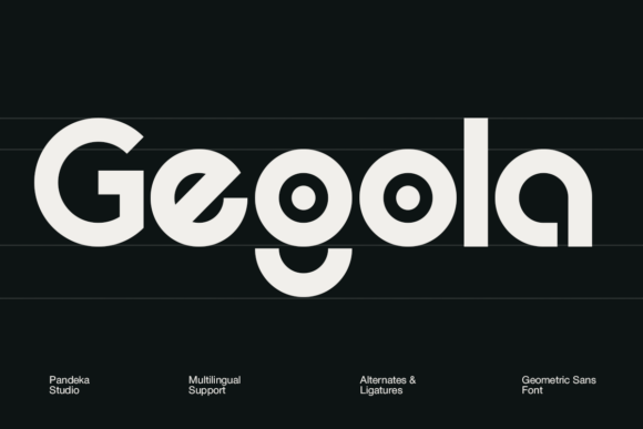 Gegola Font - Featured Image