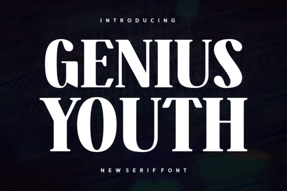 Genius Youth Font - Featured Image