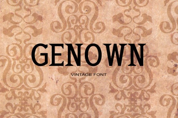Genown Font Download for Desktop