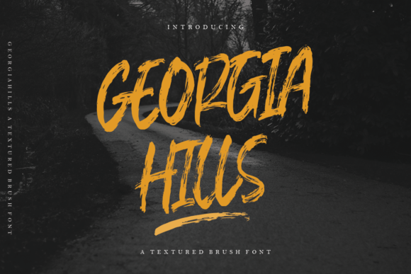 Georgia Hills Font - Featured Image
