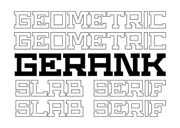 Gerank Font - Featured Image