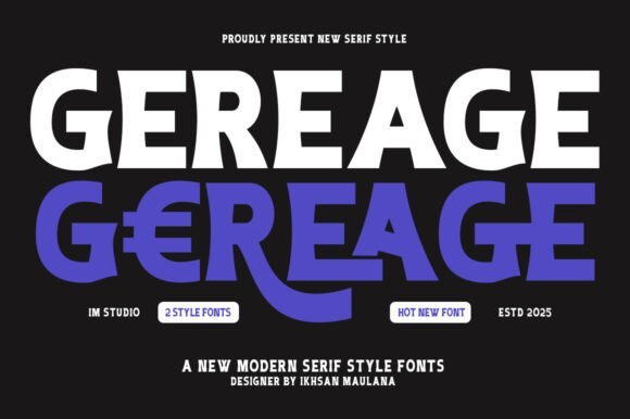 Gereage Font Download for Desktop