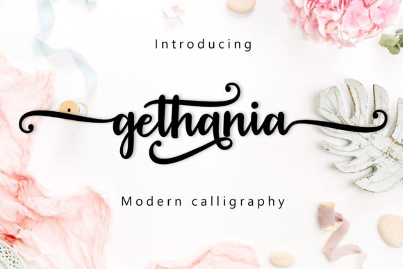 Gethania Script Font - Featured Image