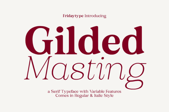Gilded Masting Font - Featured Image