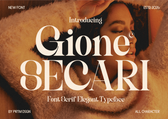 Gione Secari Font - Featured Image