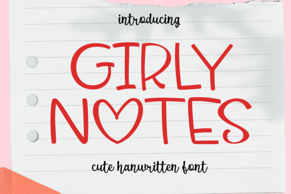 Girly Notes Font Download for Desktop