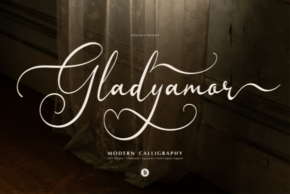 Gladyamor Font - Featured Image
