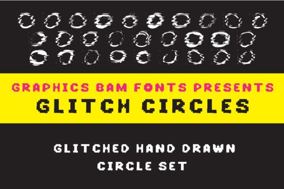 Glitch Circles Font - Featured Image
