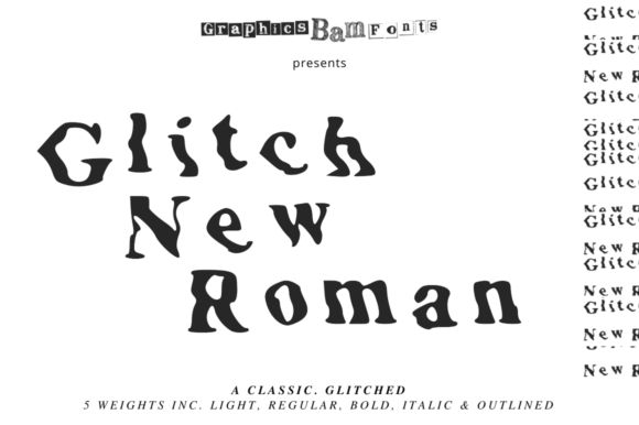 Glitch New Roman Font Download for Desktop