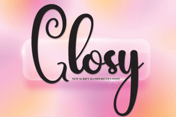 Glosy Font - Featured Image