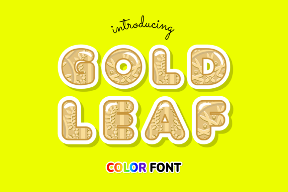 Gold Leaf Font Download for Desktop