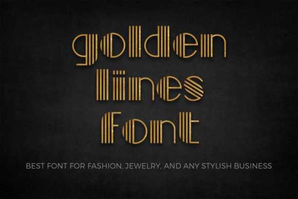 Golden Lines Font Download for Desktop