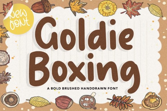 Goldie Boxing Font - Featured Image
