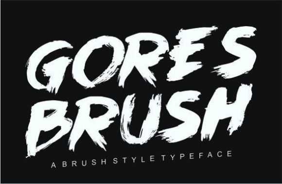 Goresbrush Font - Featured Image